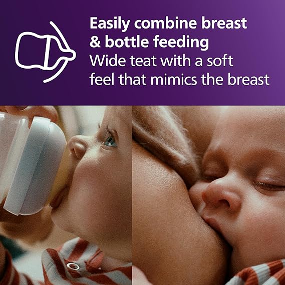 Philips Avent Natural Response Teats Fast Flow Level 4 (3M+)- 2 Pcs