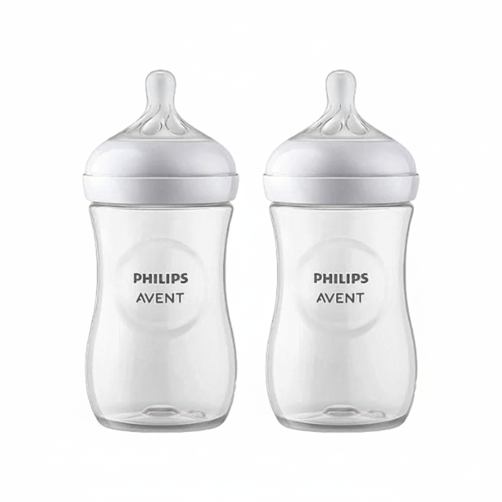 Philips Avent Natural Response Wide Neck Bottles 2pcs 260ml (3-6m)