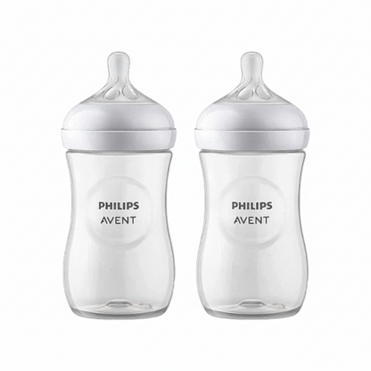 Philips Avent Natural Response Wide Neck Bottles 2pcs 260ml (3-6m)