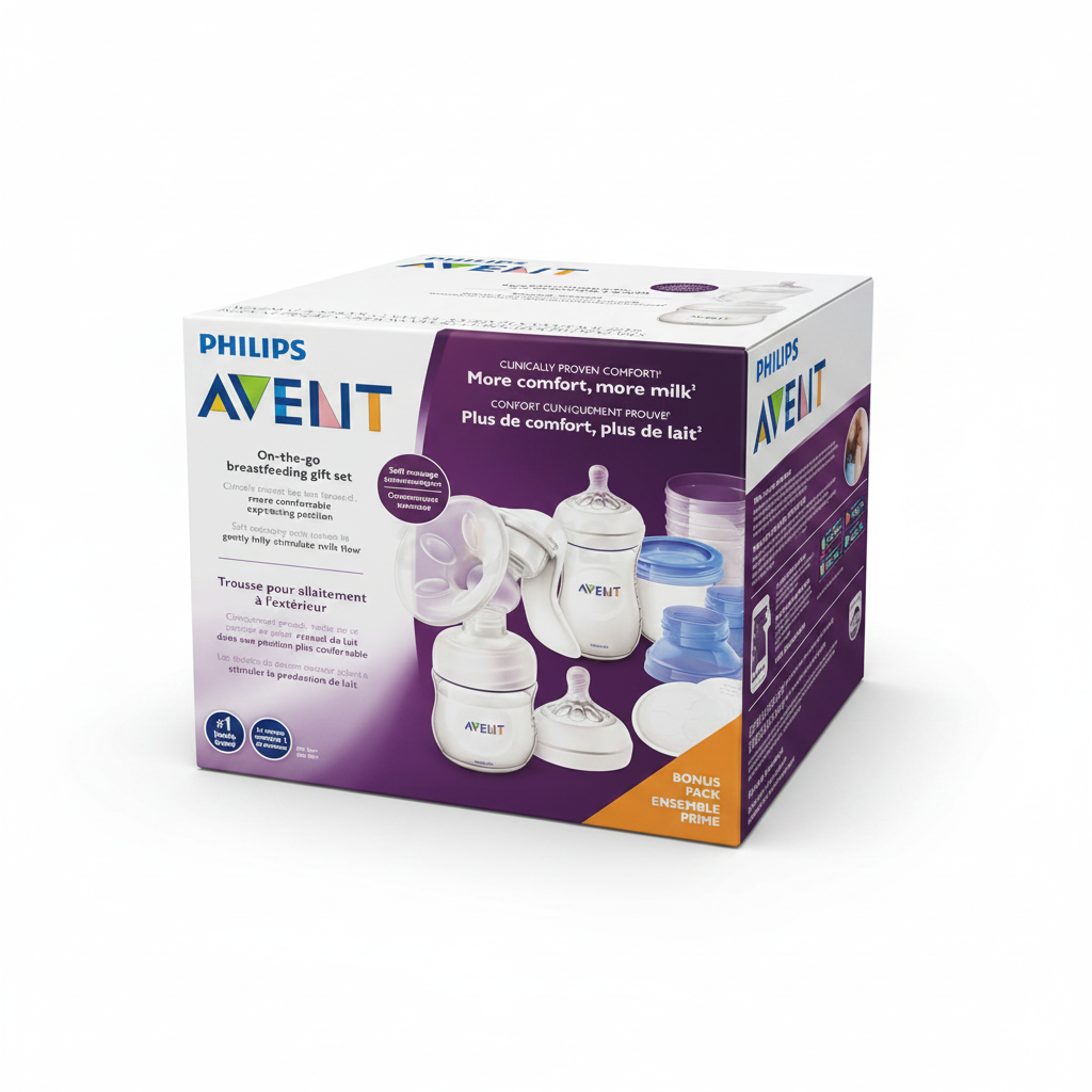 Philips Avent On-The-Go Breast Feeding Gift Set