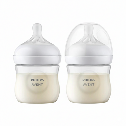 Philips Avent Natural Response Wide Neck Bottles 125ml (0-3m)- 2pcs