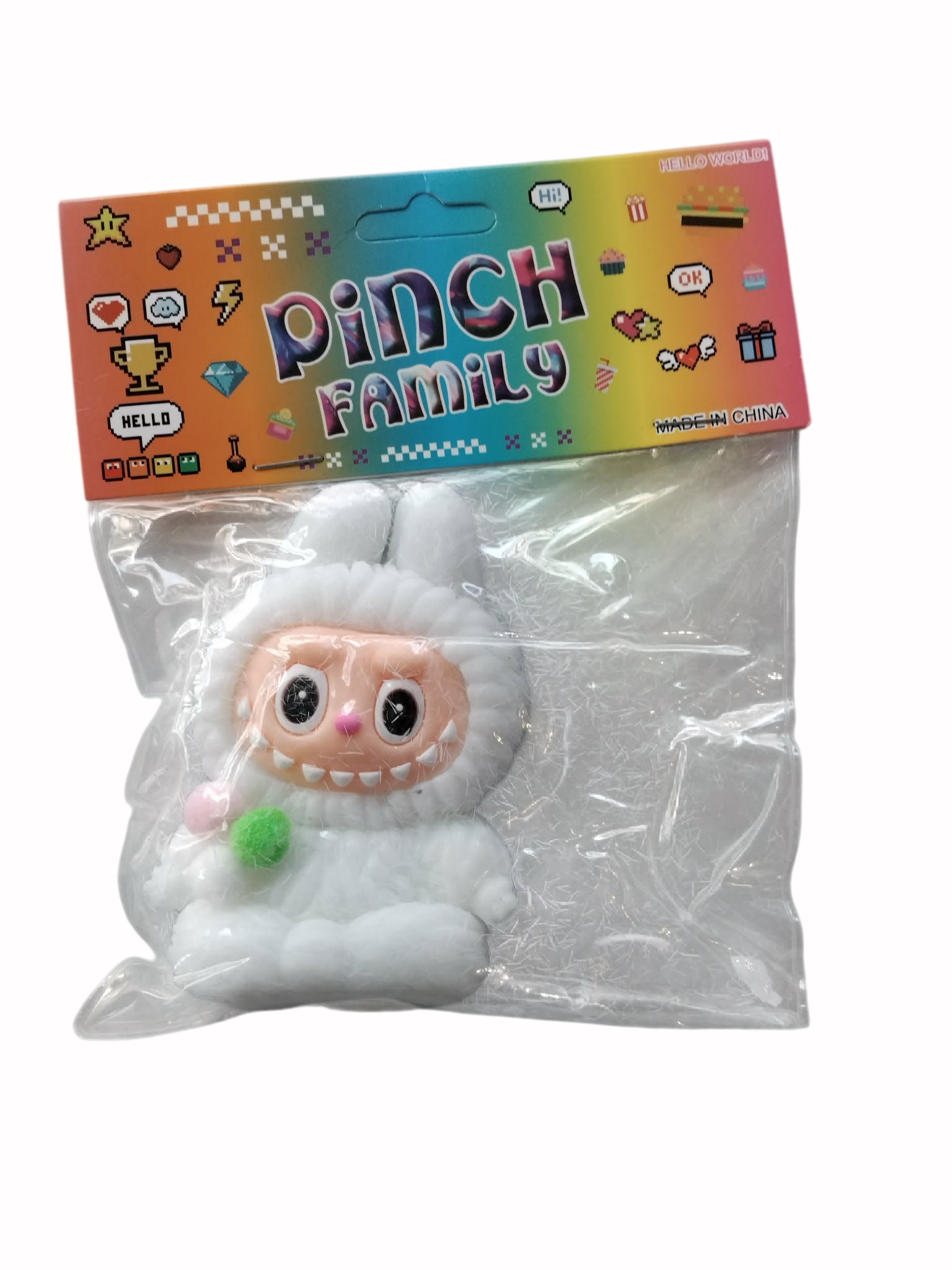 Pinch Family Labubu Mini Squishy Toy 3Y+