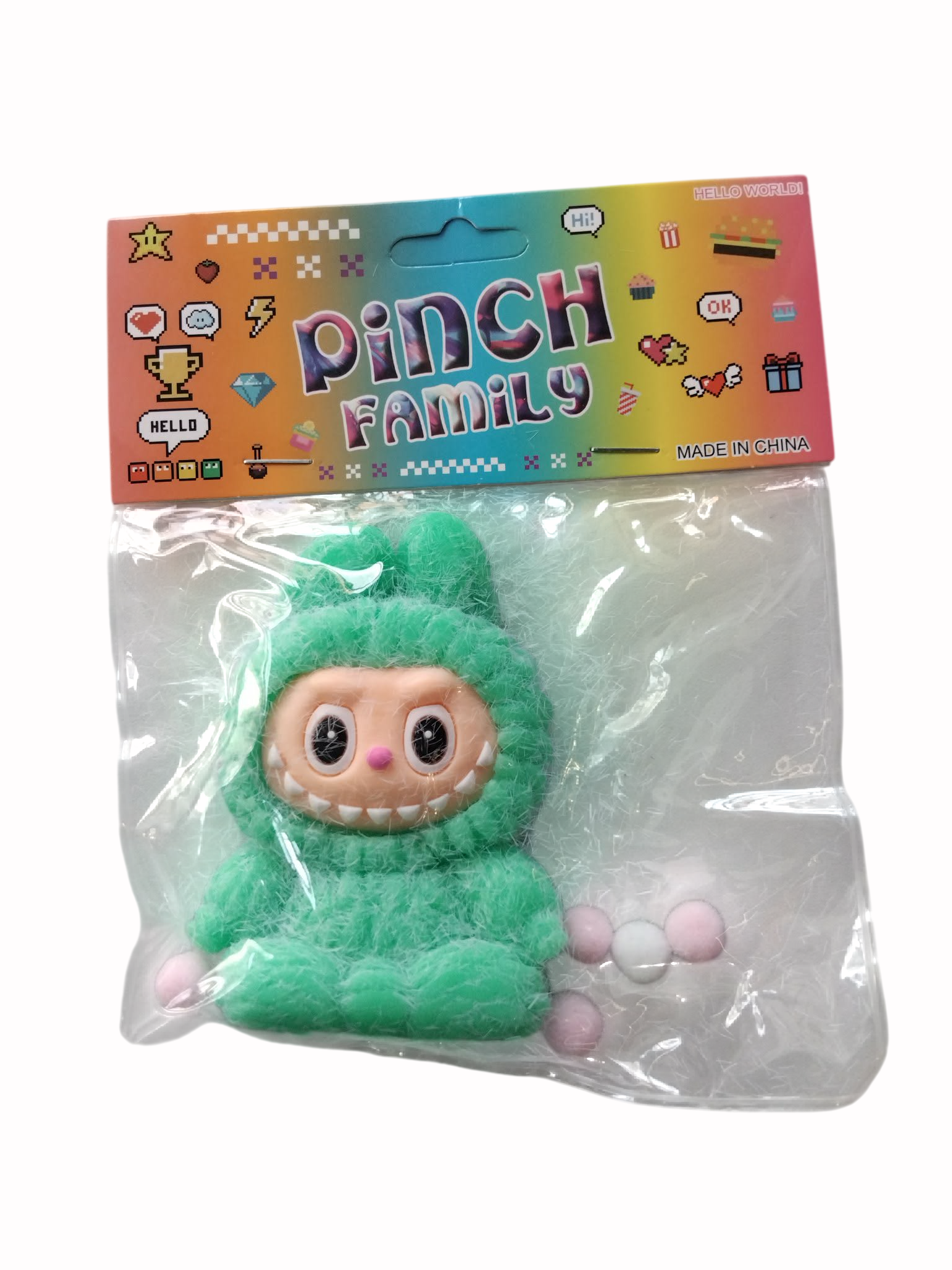Pinch Family Labubu Mini Squishy Toy 3Y+