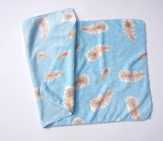 Premium Baby Towel L Size- Blue