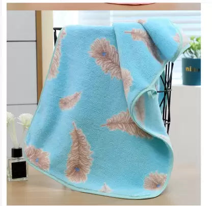 Premium Baby Towel L Size- Blue