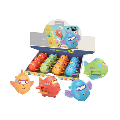 Push & Pull Press Fun Mini Airplane (HY-602) 3Y+ Random