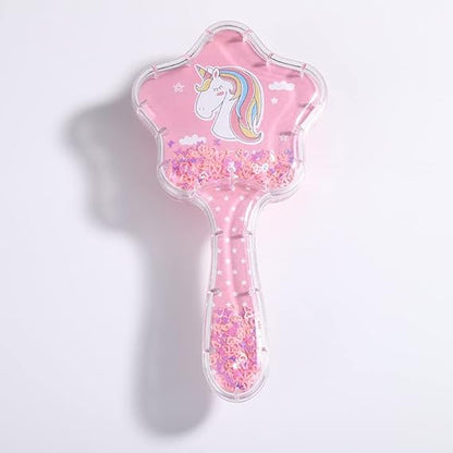 Sequins Anti-static Cute Star Unicorn Hair Brush