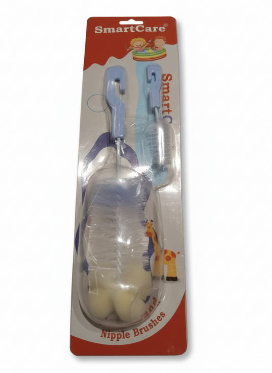 SmartCare Baby Bottle & Nipple Brush Set