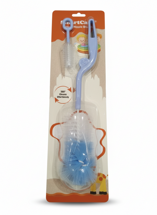 SmartCare Baby Bottle and Nipple Brush Set