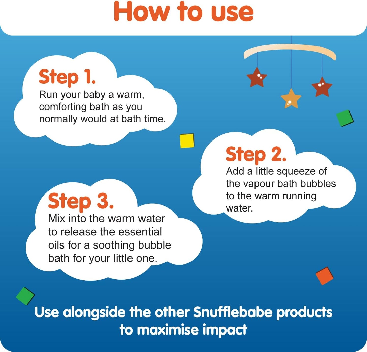 Snufflebabe Vapour Bath Bubbles 250ml (3m+)