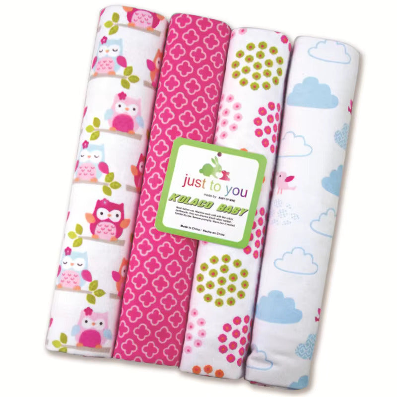 Soft Cotton Muslin Baby Swaddle Blanket- Pattern 1