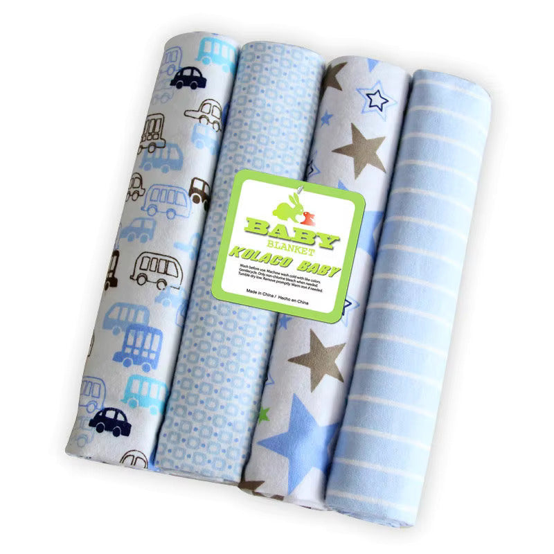 Soft Cotton Muslin Baby Swaddle Blanket- Pattern 2