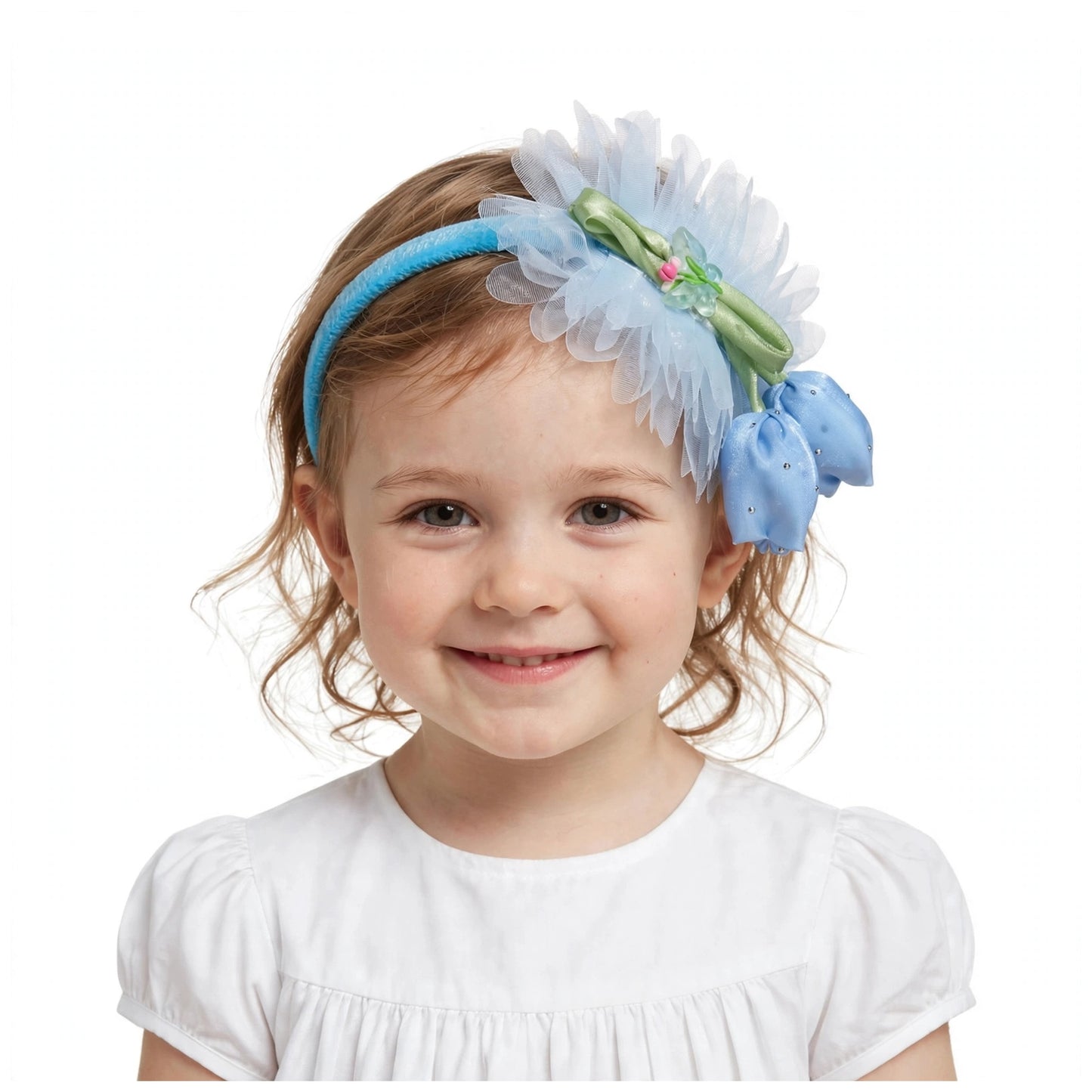 Soft Headband for Kids- Blue Belle (2Y+)