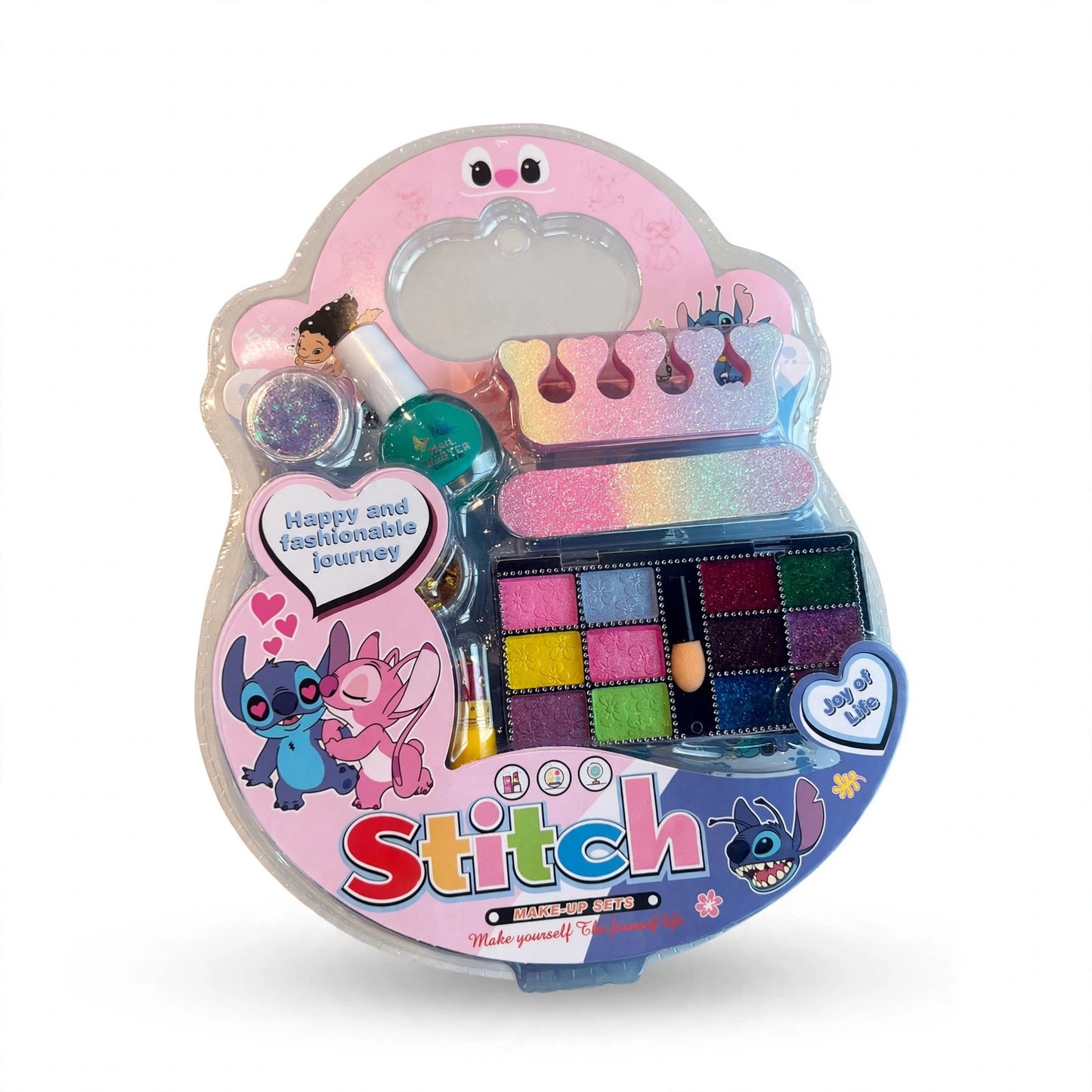 Stitch Theme Kids Washable Makeup & Nail Art Set (5Y+)