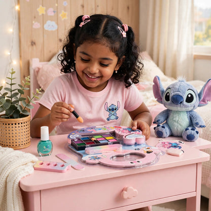 Stitch Theme Kids Washable Makeup & Nail Art Set (5Y+)