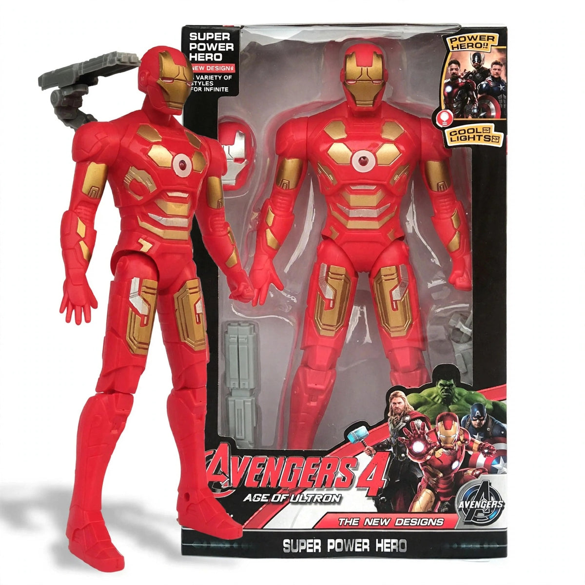 Super Hero Action Figure Toy- Iron Man 3Y+
