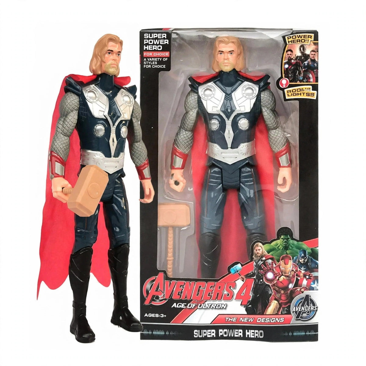 Super Hero Action Figure Toy- Thor 3Y+