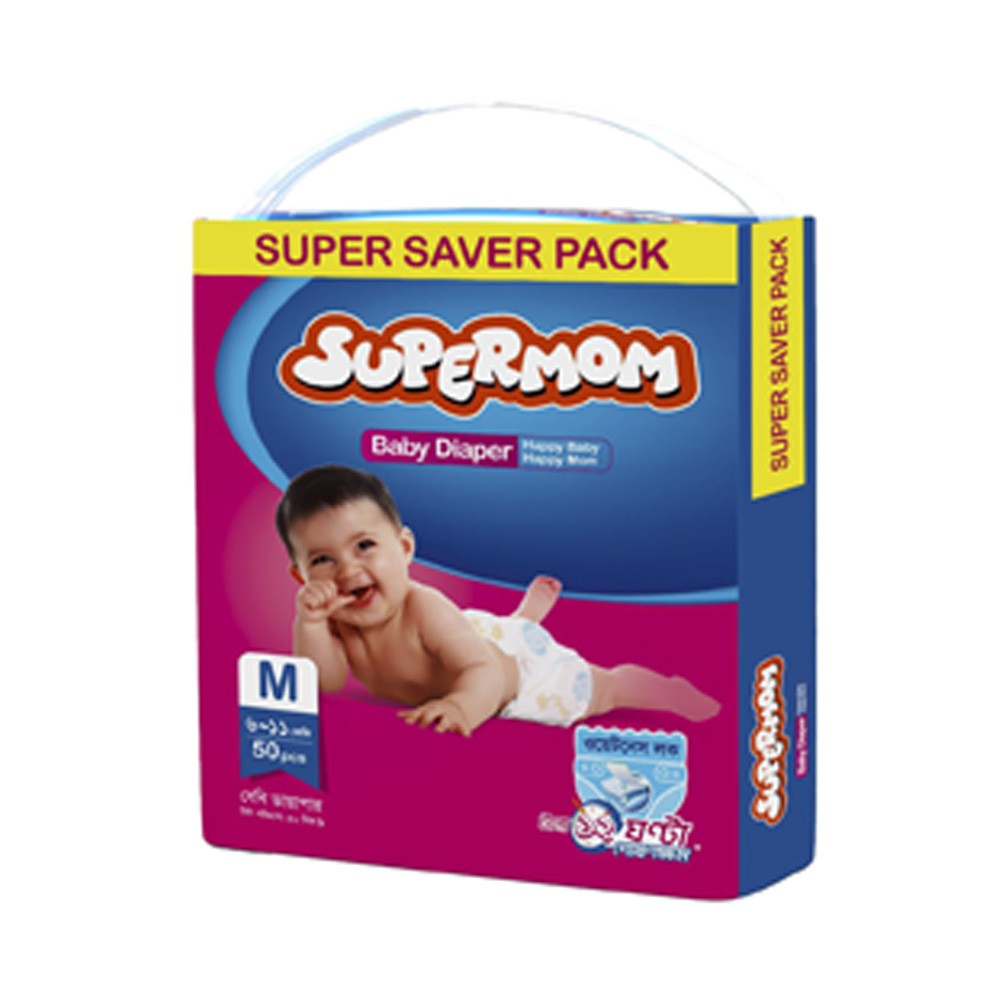 Supermom Baby Diaper Belt M (6-11 kg) 50 pcs