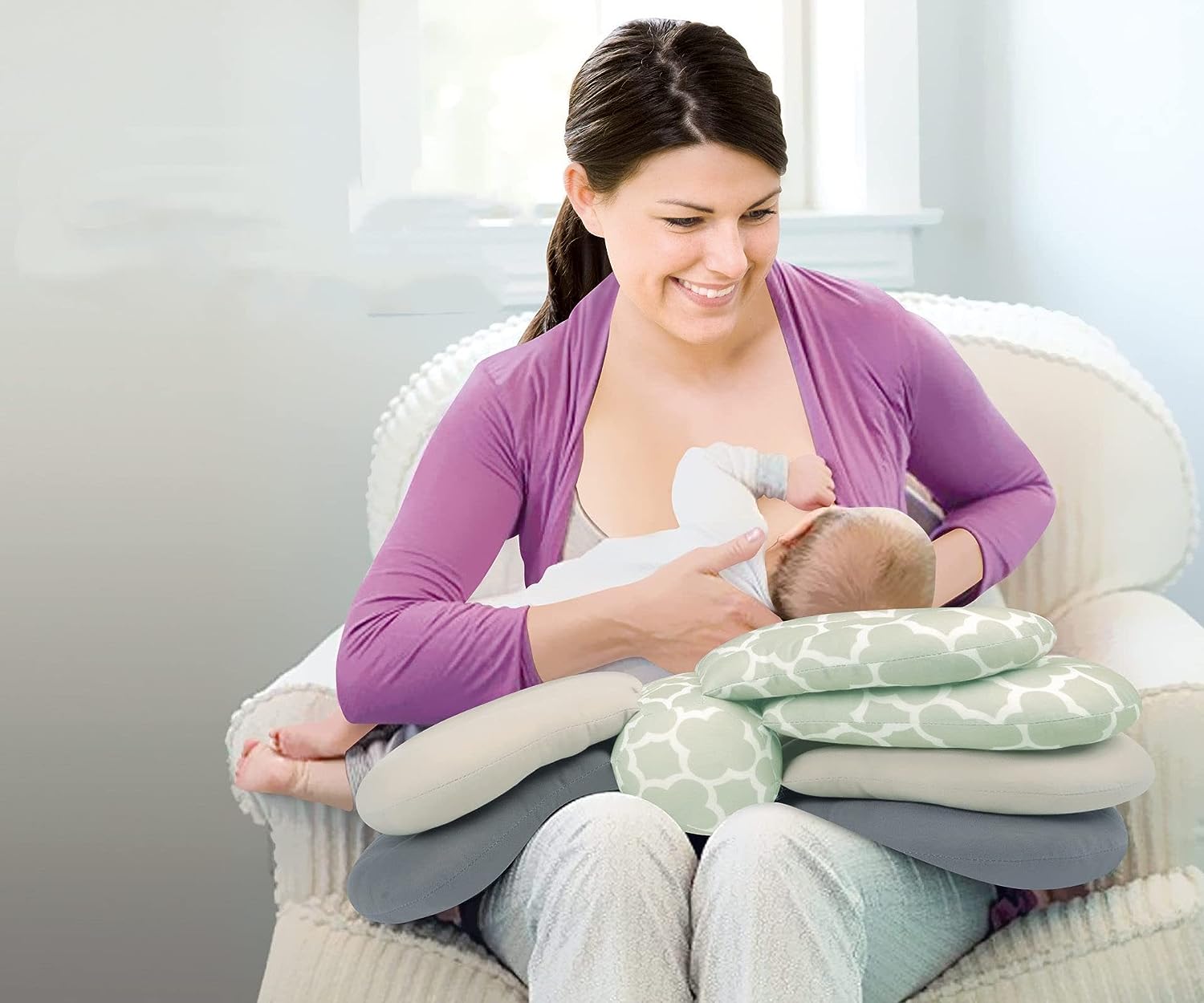 Tiibaby Multi Purpose Height Adjustable Nursing Pillow