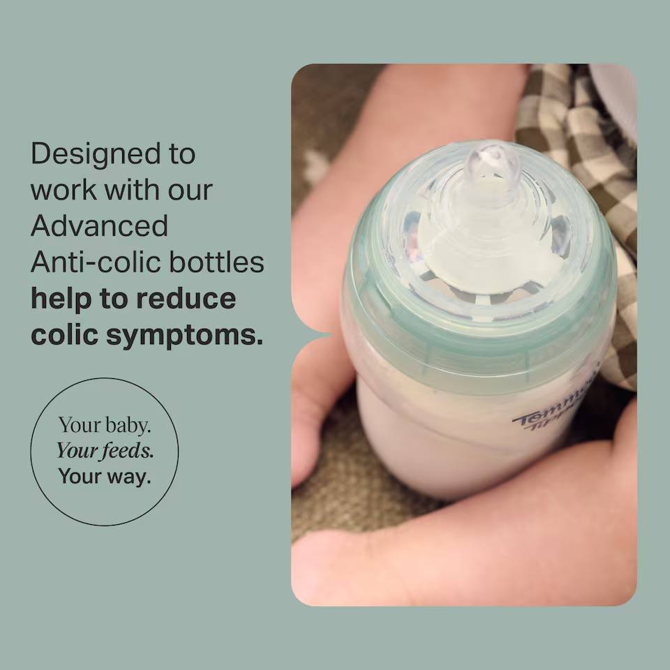Tommee Tippee Advanced Anti Colic Fast Flow Teats (6m+) 2pcs