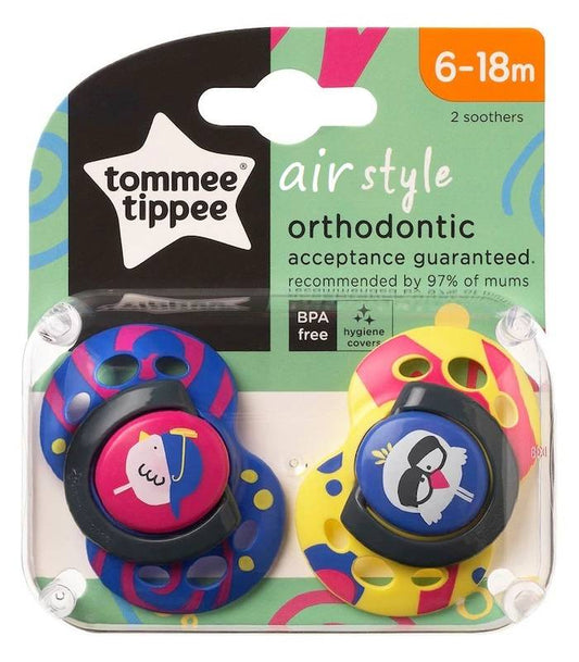 Tommee Tippee Air Style Soothers (6-18 Months)- 2Pcs