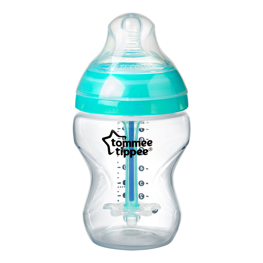 Tommee Tippee Anti-Colic Feeding Bottle (0m+) 260ml- Sea Green