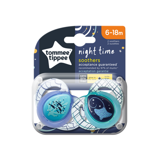 Tommee Tippee Anytime Soothers- 2pcs (6-18m)