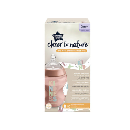 Tommee Tippee Closer To Nature Kindness Baby Bottle (0m+) 260ml