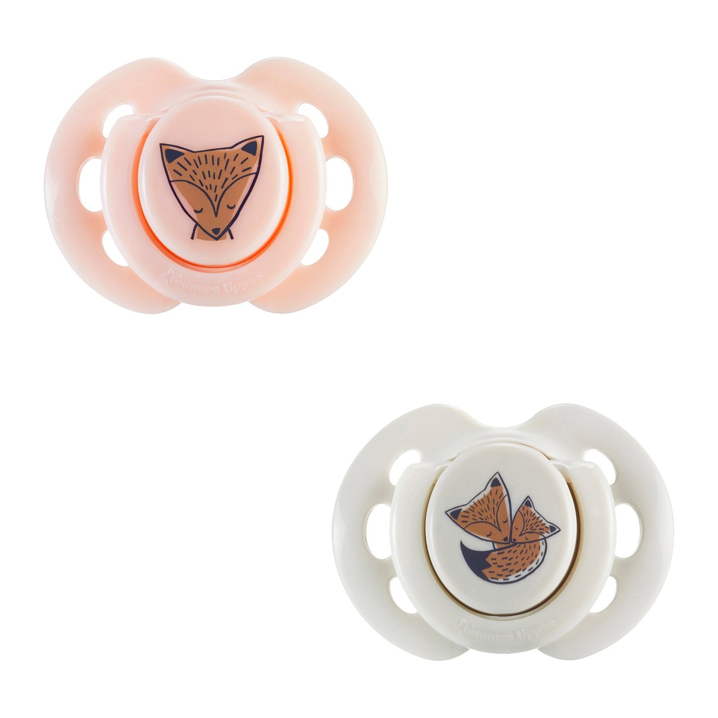 Tommee Tippee Fun Friends Soothers (0-6 Months)- 2Pcs