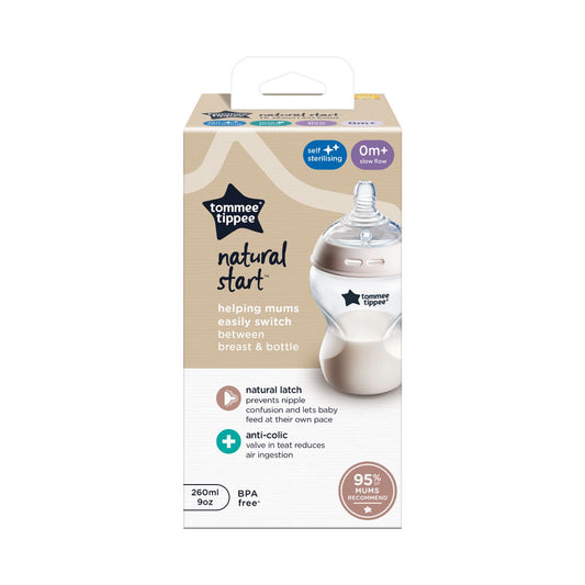 Tommee Tippee Natural Start Baby Bottle (0m+) 260ml