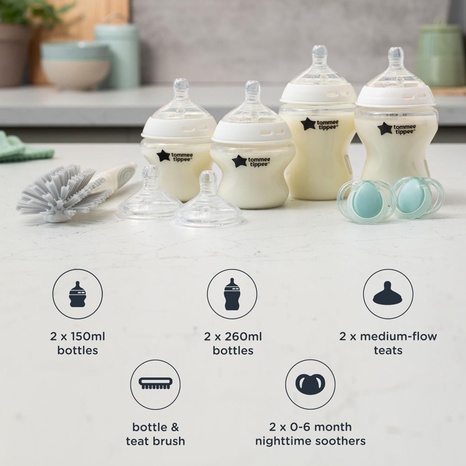 Tommee Tippee Natural Start Newborn Starter Set- 9 Pcs