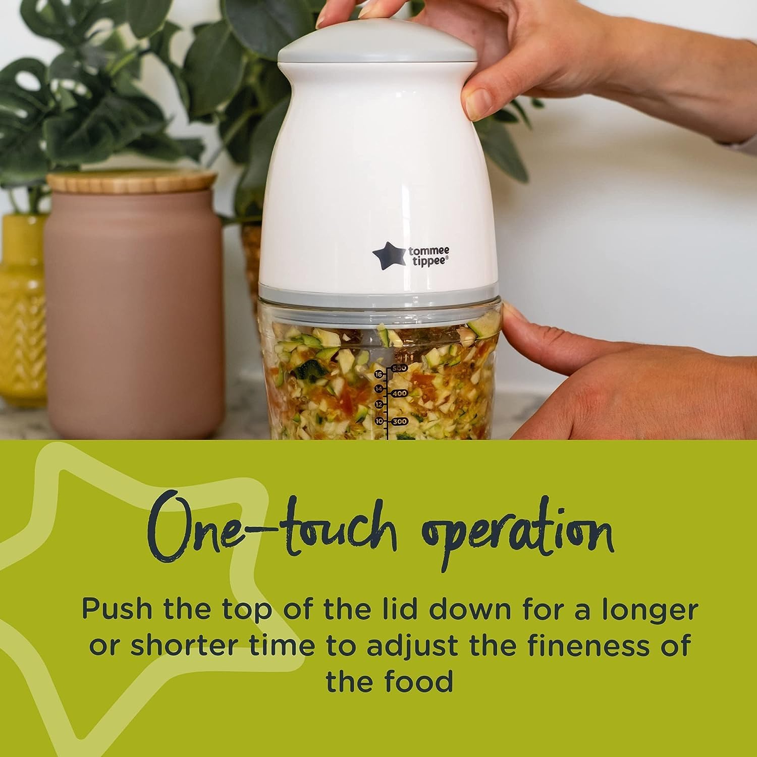 Tommee Tippee Quick-Chop Mini Baby Food Blender (4m+) 500ml