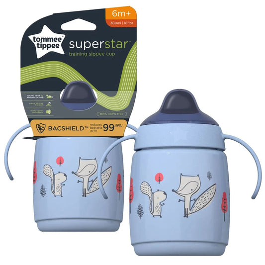Tommee Tippee Superstar Training Sippee Cup (6m+) 300ml- Purple
