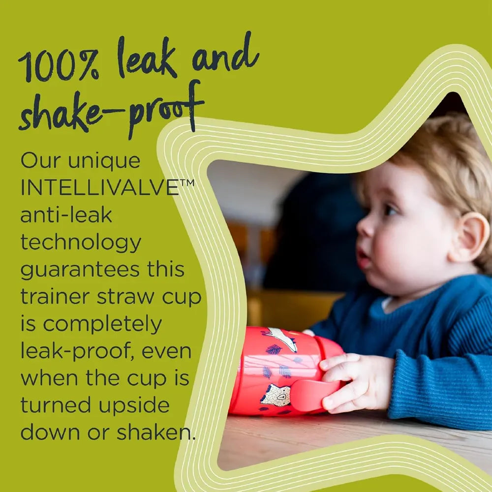 Tommee Tippee Superstar Training Straw Cup (6m+) 300ml- Red