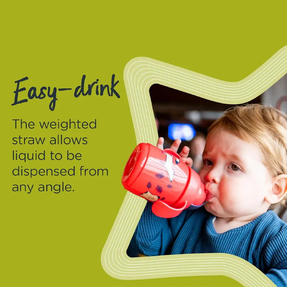 Tommee Tippee Superstar Training Straw Cup (6m+) 300ml- Red