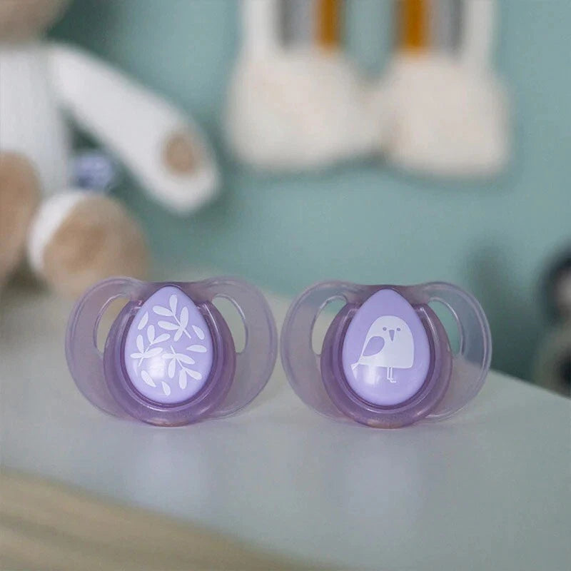 Tommee Tippee Cherryday Natural Latex (6-18m)- Purple