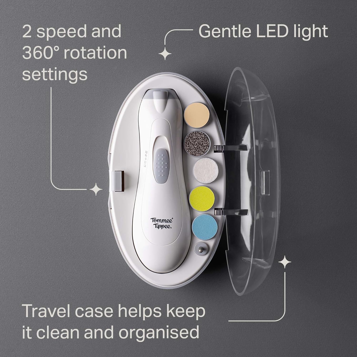 Tommee Tippee Electric Baby Nail File Trimmer