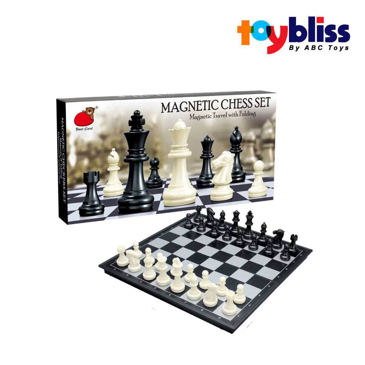 Toybliss - Bear Card Magnetic Chess (2210-B) 3Y+