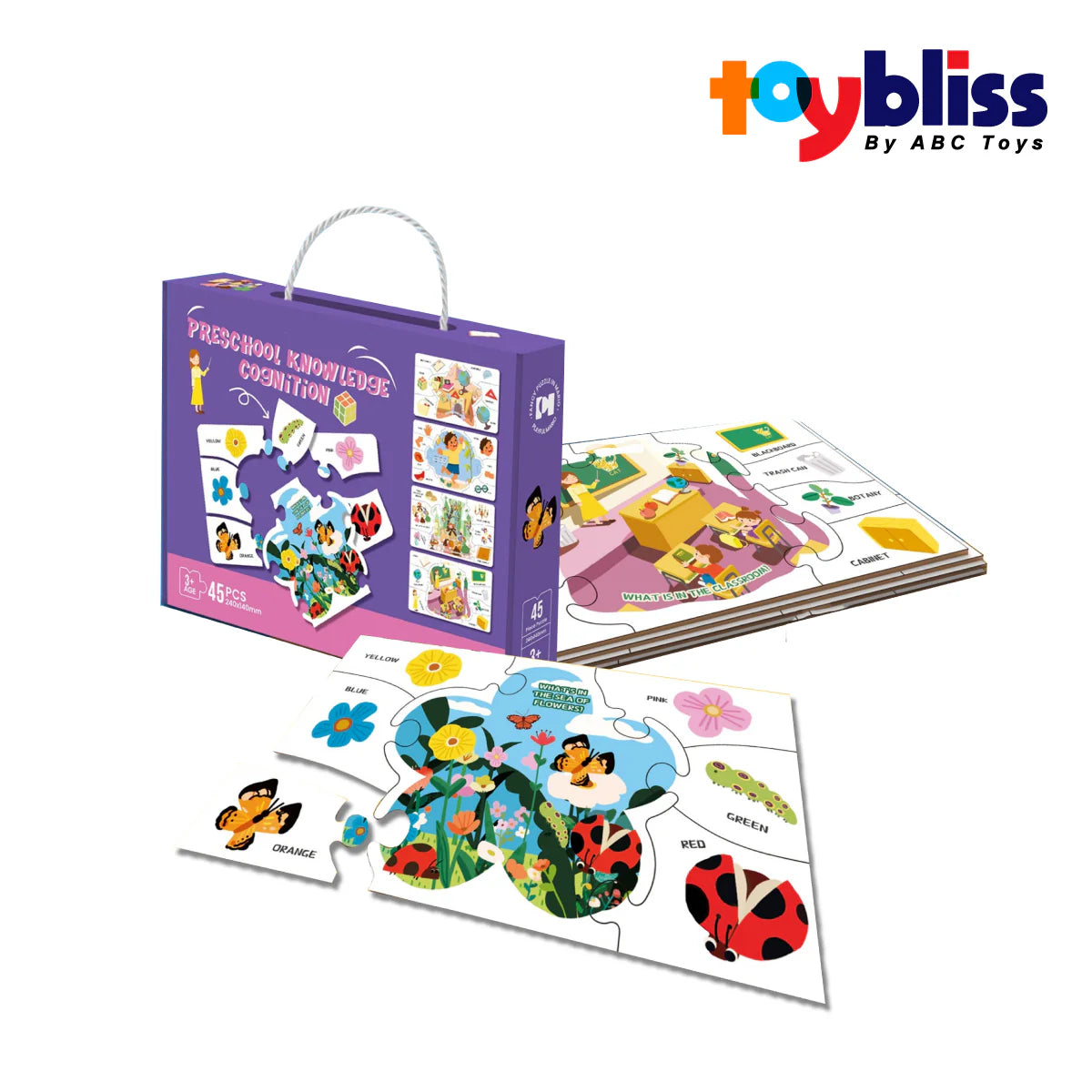 Toybliss PlayfulMario Pre-school Know 45 pcs Puzzle (88929) 3Y+