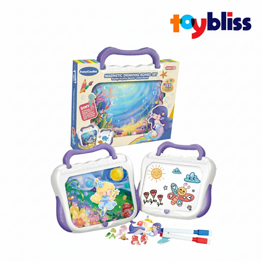 Toybliss FunyCoolbe 3 in 1 Drawing Board Magnetic (8786-6) 3y+