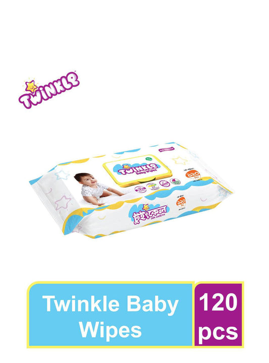 Twinkle Baby Wipes Pouch 120 pcs