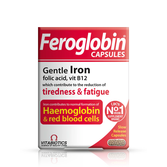 Vitabiotics Feroglobin Capsules (30 Capsules)
