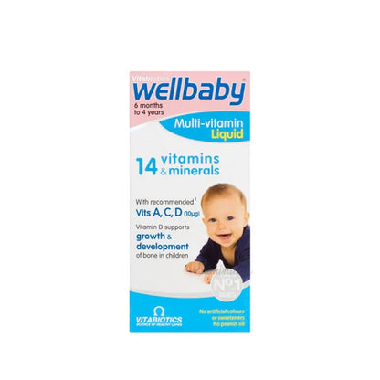 Vitabiotics Wellbaby Multi Vitamin Liquid 150ml (6M-4Y)