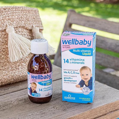 Vitabiotics Wellbaby Multi Vitamin Liquid 150ml (6M-4Y)