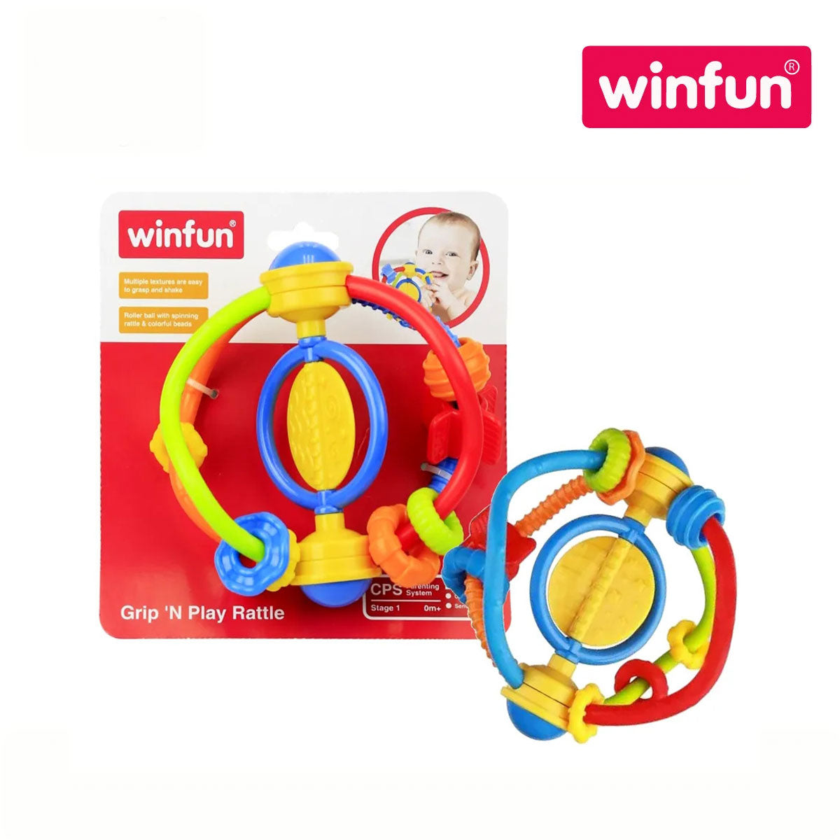 Winfun 000233 Grip N Play Rattle (0m+)