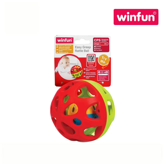 Winfun 000779 Easy Grasp Rattle Ball (3m+)