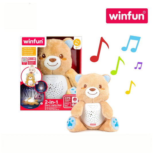 Winfun 000825 2-in-1 Starry Lights Bear (0m+)