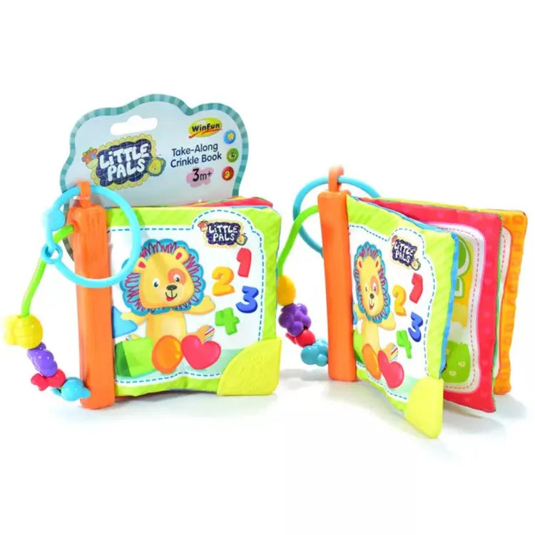 Winfun 000176 Take-Along Crinkle Book