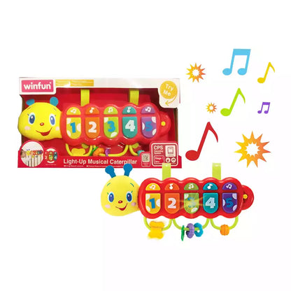 Winfun 000215 Light-Up Musical CaterpillarWinfun 000215 Light-Up Musical Caterpillar