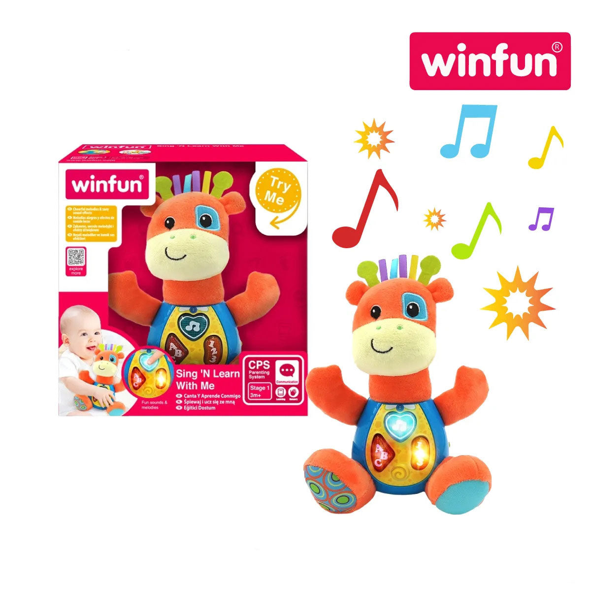 Winfun 000688 Patch The Giraffe Sing N Learn With Me